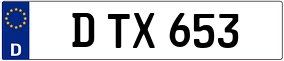 Truck License Plate